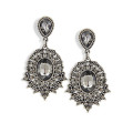 Классный дизайн, полный кристаллов Gemstone Silver Earring